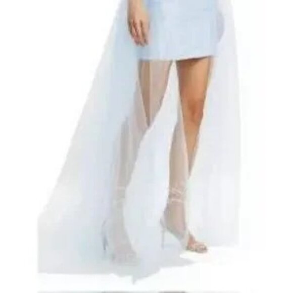 NWT Atelier Prabal Gurung Irma Sequin High-Low Mini Dress Blue Size 2 $3955 - Picture 9 of 14